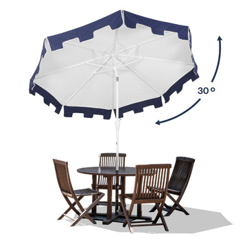 Baiona 9 ft. Classic MidCentury Market Patio Umbrella - JONATHAN Y